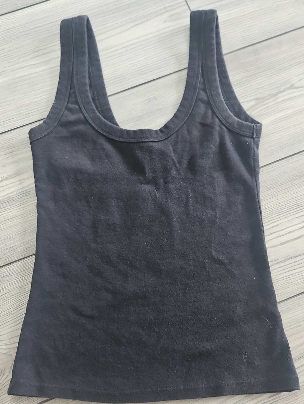 Abercrombie & Fitch cotton tank top in black size small